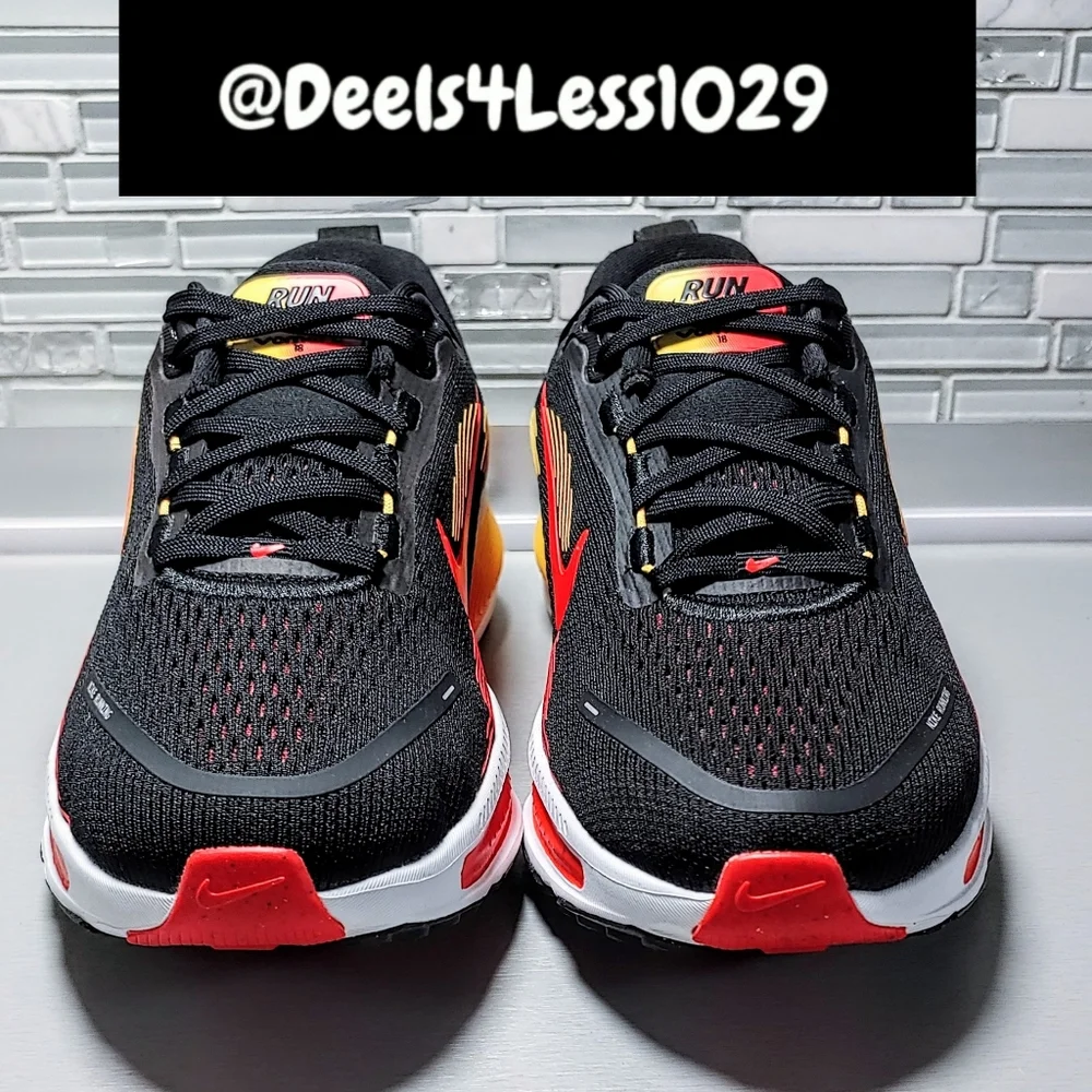 Nike Air Zoom Vomero 18 Running Womens/Kids Black Crimson Topaz Gold